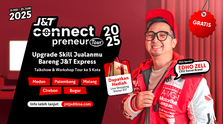 J&T Connect Preneur Tour 2025: UMKM Siap Gaspol di Era Digital!